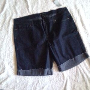 Forever 21 Dark Blue Jean Shorts